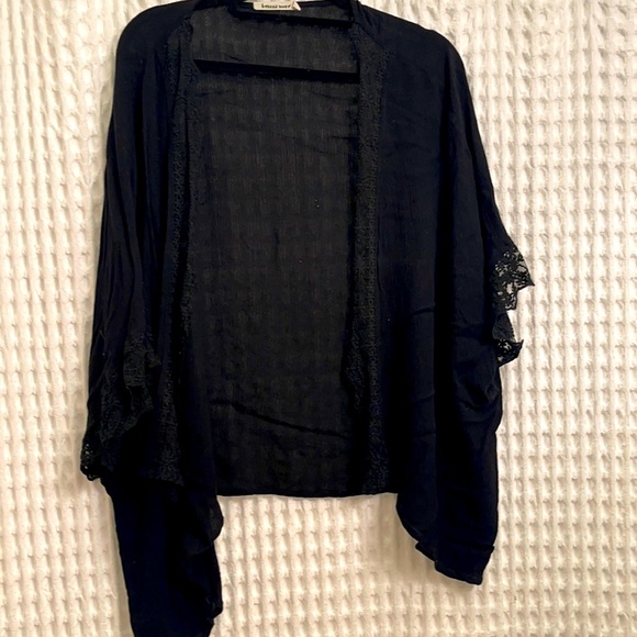 Tops - Black kimono
